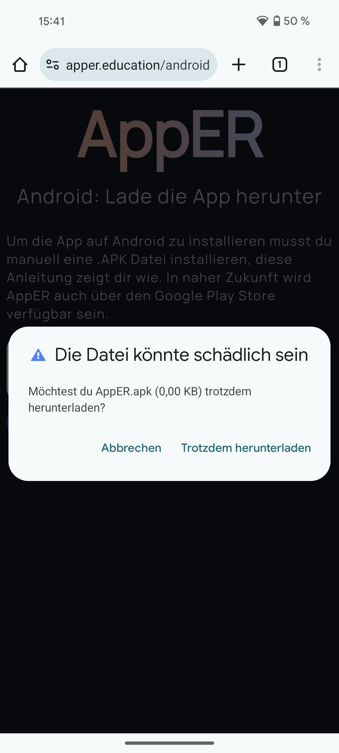 Android Installation Step 2