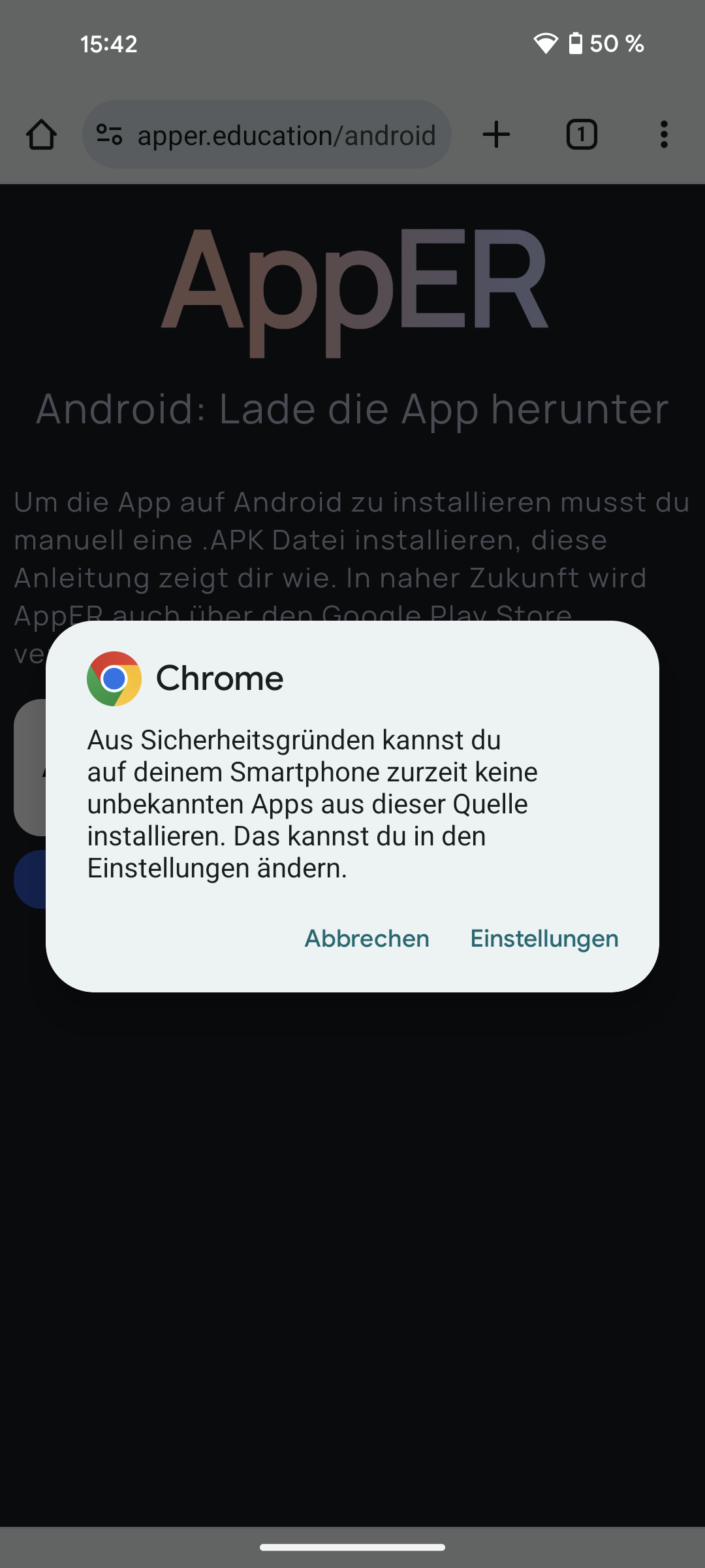 Android Installation Step 4